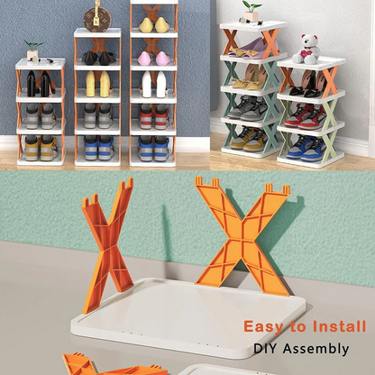 Smart Foldable Shoes Shelf 6 Tier Shoe Rack - Best-india-shop.com