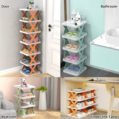 Smart Foldable Shoes Shelf 6 Tier Shoe Rack - Best-india-shop.com