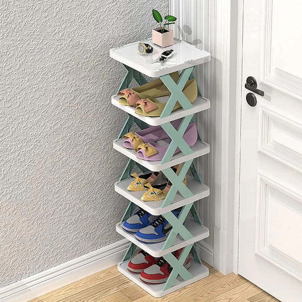 Smart Foldable Shoes Shelf 6 Tier Shoe Rack - Best-india-shop.com